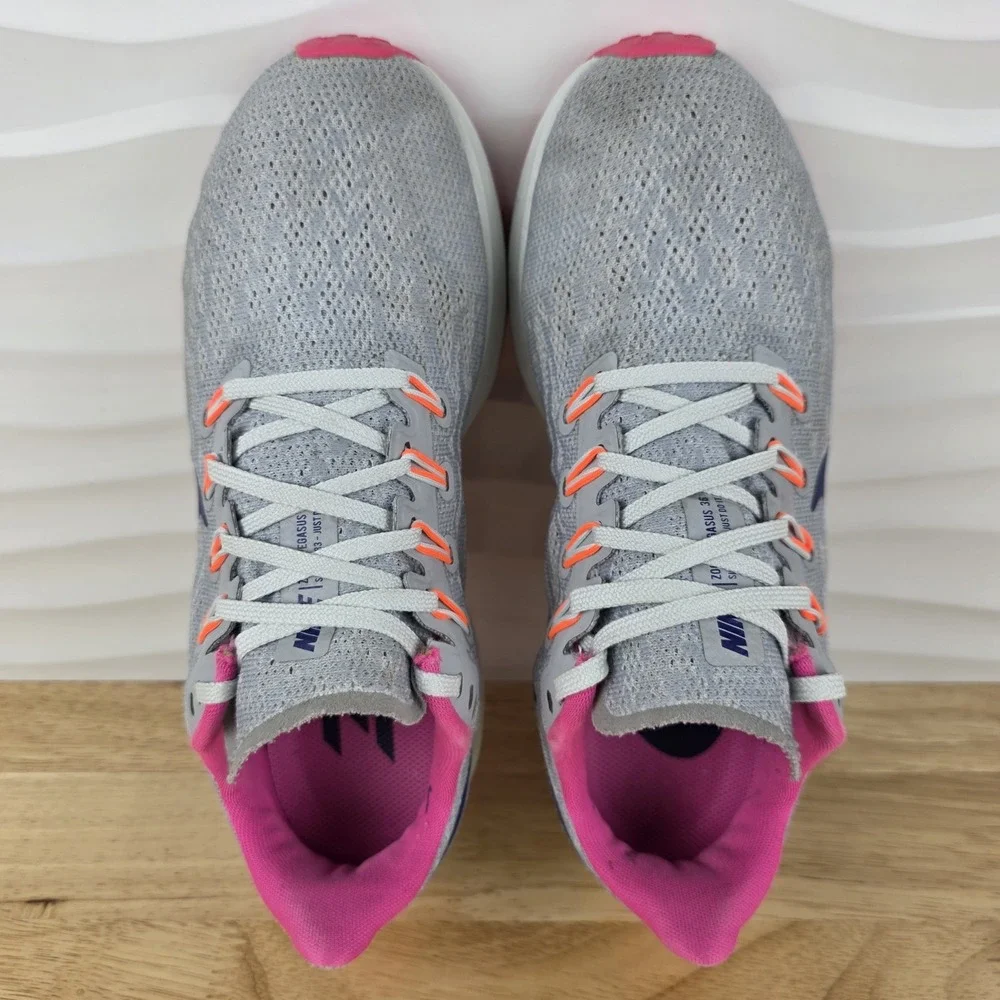 Nike‎ Air Zoom Pegasus 36 Womens 6.5 Wolf Grey Purple Running Shoes CK4473-001
